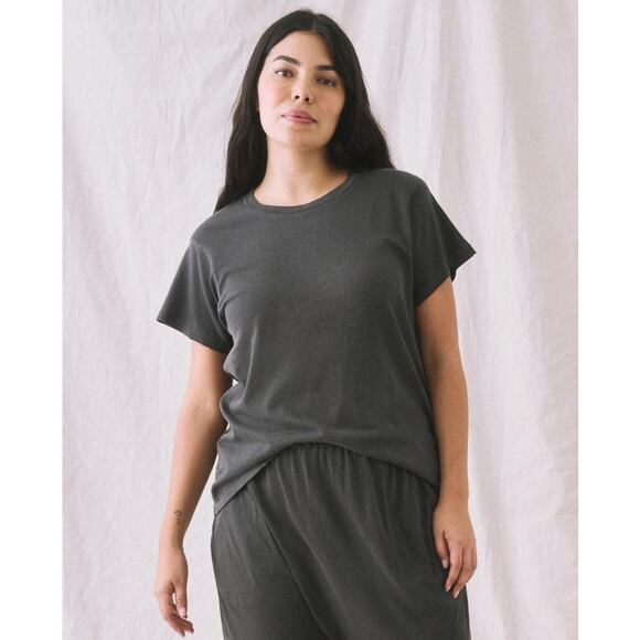 THE GREAT. Tops - The Great. Oversized Gray Tunic Shirt 100% Cotton Vintage Wash Size 2 (Medium)